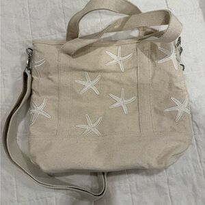 Seashell Canvas Purse